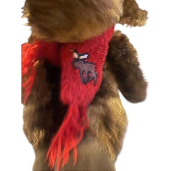 ACE Kids Brown Red Polyester Artic Circle ALASKA Moose Plush Stuffed Animal Toy - Picture 3 of 9